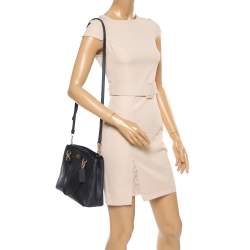 Pre Owned Coach Grey Leather Minetta Satchel