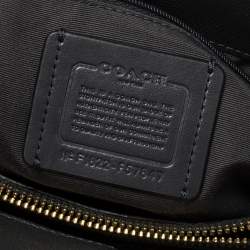 Pre Owned Coach Grey Leather Minetta Satchel