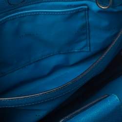 Pre Owned Coach Blue Leather Christie Carryall Satchel
