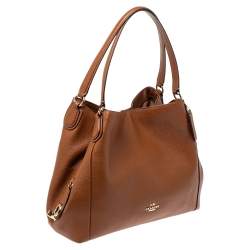 Pre Owned Coach Brown Leather Hadley Hobo