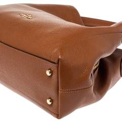 Pre Owned Coach Brown Leather Hadley Hobo