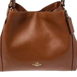 Pre Owned Coach Brown Leather Hadley Hobo