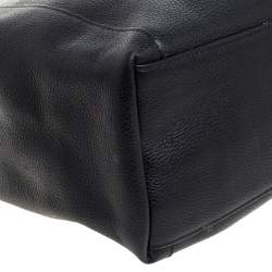 Pre Owned Coach Black Leather Hadley Shoulder Bag