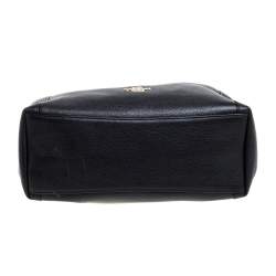 Pre Owned Coach Black Leather Hadley Shoulder Bag