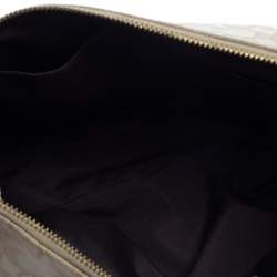 Coach Beige Signature Canvas and Leather East West Celeste Hobo