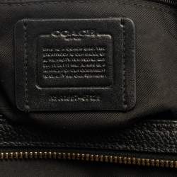 Pre Owned Coach Black Leather Edie 31 Shoulder Bag