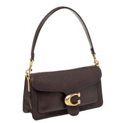 Pre Owned Coach Burgundy Leather Tabby 26 Medium Shoulder Bag