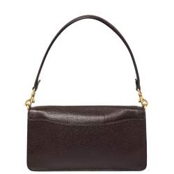 Pre Owned Coach Burgundy Leather Tabby 26 Medium Shoulder Bag