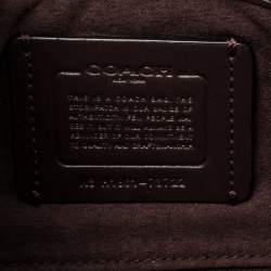 Pre Owned Coach Burgundy Leather Tabby 26 Medium Shoulder Bag