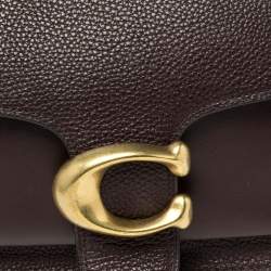 Pre Owned Coach Burgundy Leather Tabby 26 Medium Shoulder Bag
