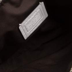 Pre Owned Coach Off White Leather Mini Kelsey Crossbody Bag