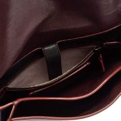 Pre Owned حقيبة كروس كوتش سادل جلد أسود