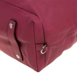 Pre Owned Coach Pink Soft Leather Satchel