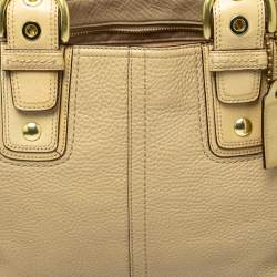 Coach Cream Leather Soho Tote