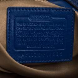 Coach Blue Leather Hobo