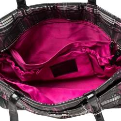 Coach Multicolor Canvas and Patent Leather Diaper Bag  