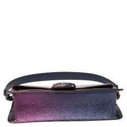 Pre Owned Coach Metallic Blue/Purple Ombre Leather Tabby Shoulder Bag