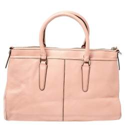 Pre Owned حقيبة يد كوتش مورغان جلد وردية