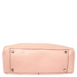 Pre Owned حقيبة يد كوتش مورغان جلد وردية