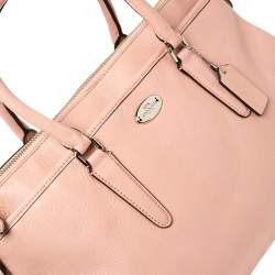 Pre Owned حقيبة يد كوتش مورغان جلد وردية