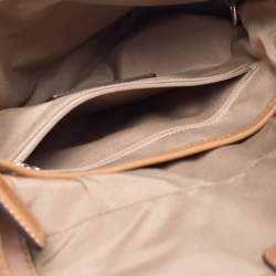 مملوكة مسبقًا Coach Brown Signature Canvas and Leather Buckle Shoulder Bag