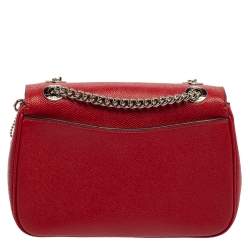 Pre Owned Coach Red Leather Mini Cassidy Shoulder Bag