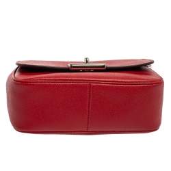 Pre Owned Coach Red Leather Mini Cassidy Shoulder Bag