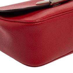 Pre Owned Coach Red Leather Mini Cassidy Shoulder Bag