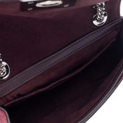 Pre Owned Coach Red Leather Mini Cassidy Shoulder Bag