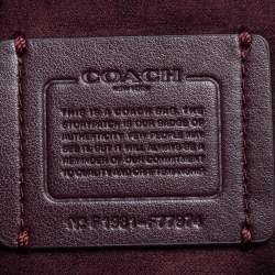Pre Owned Coach Red Leather Mini Cassidy Shoulder Bag