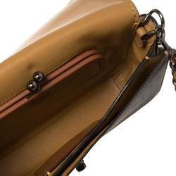 Pre Owned Coach Black Leather Dinky Crossbody Bag