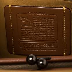 Pre Owned Coach Black Leather Dinky Crossbody Bag