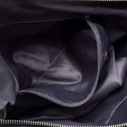 Pre Owned Coach Black Signature Fabric Kristin Hobo