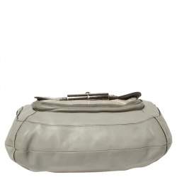 Coach Grey Python and Croc Embossed and Leather Kristin Hobo