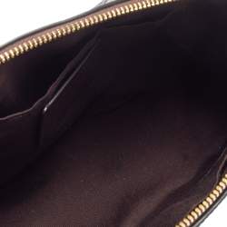 Pre Owned Coach Plum Patent and Leather Mini Sierra Satchel