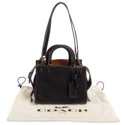 Pre Owned Coach Black Leather Rouge 25 Tote