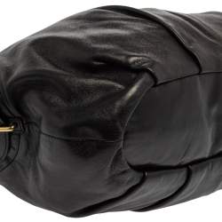 Pre Owned حقيبة ساتشل كوتش ماديسون صوفيا كبيرة جلد أسود