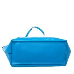 مملوكة مسبقًا Coach Blue Leather City Zip Tote