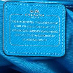 مملوكة مسبقًا Coach Blue Leather City Zip Tote