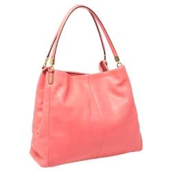 Pre Owned حقيبة كتف كوتش ايدي جلد وردي