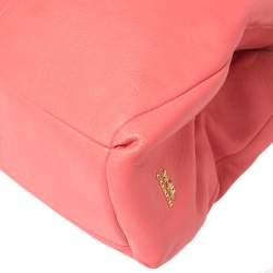 Pre Owned حقيبة كتف كوتش ايدي جلد وردي