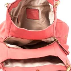 Pre Owned حقيبة كتف كوتش ايدي جلد وردي