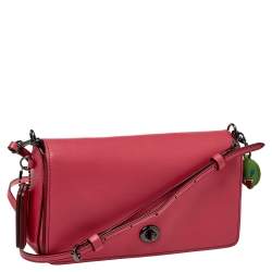 مملوكة مسبقًا Coach Pink Leather Legacy Penny Crossbody Bag