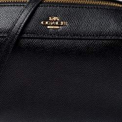 Pre Owned Coach Black Leather Bennett Crossbody Bag