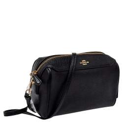 Pre Owned Coach Black Leather Bennett Crossbody Bag