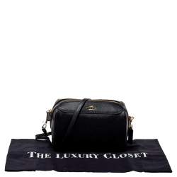 Pre Owned Coach Black Leather Bennett Crossbody Bag
