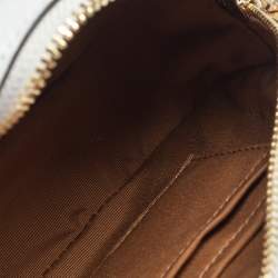 مملوكة مسبقًا Coach White Signature Coated Canvas Mini Serena Crossbody Bag