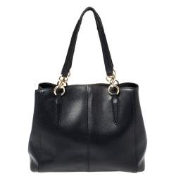 Pre Owned Coach Blue Leather Minetta Satchel