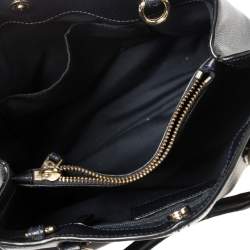 Pre Owned Coach Blue Leather Minetta Satchel