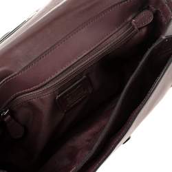 مملوكة مسبقًا حقيبة كوتش سواغر جلد عنابي